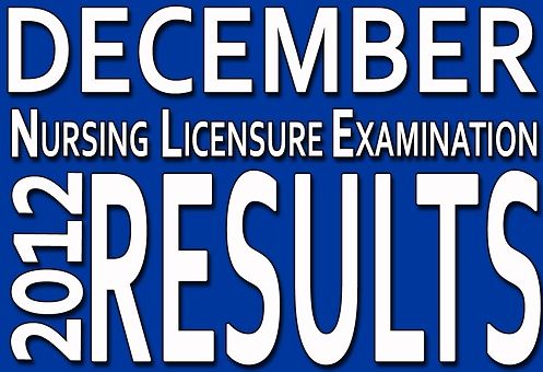 Nursing Board Exam 2012 December