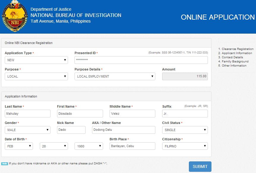 NBI Clearance Online Procedure: How To Apply 2014