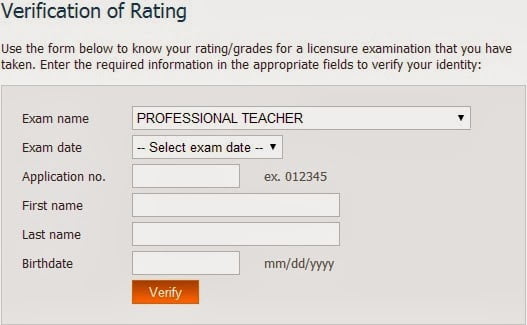 ... can now verify their results through Online Verification Rating