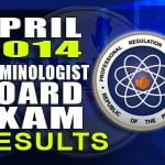 April 2014 Criminologist board exam