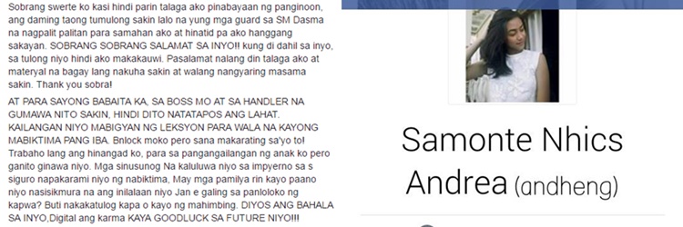 Netizen victimized by a Facebook scammer
