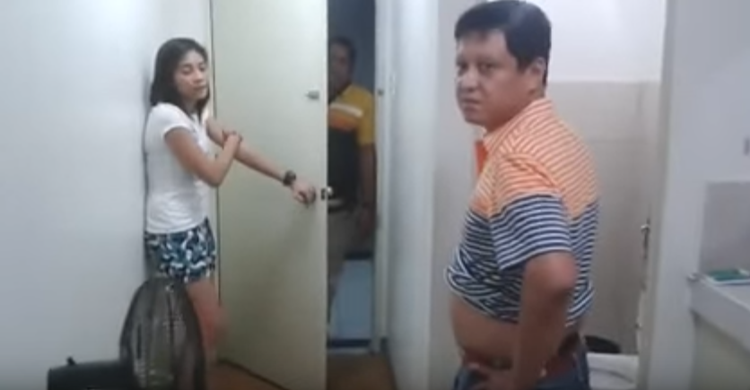 Oriental cheating caugt on camera