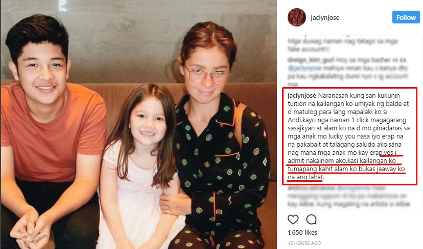 Jaclyn Jose To Jake Ejercito Laarni Enriquez Jake Ubos Na Pasensiya