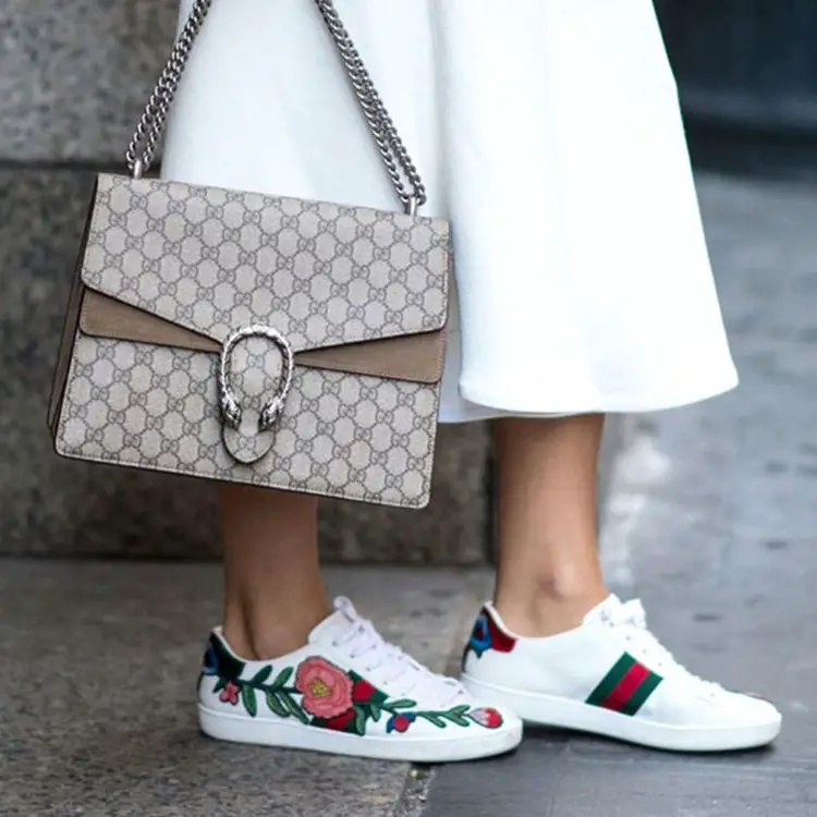celebrity gucci sneakers