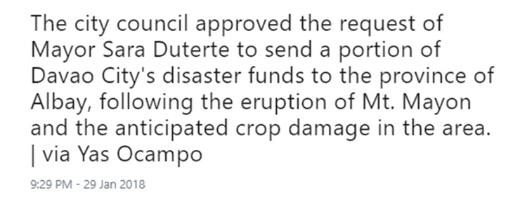 Davao Disaster Funds