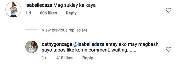 Isabelle Daza, Alex Gonzaga