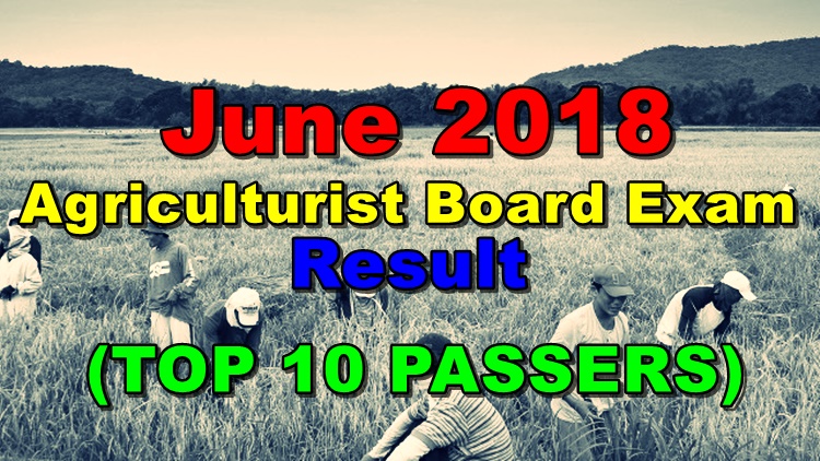 June 2018 Agriculturist Board Exam