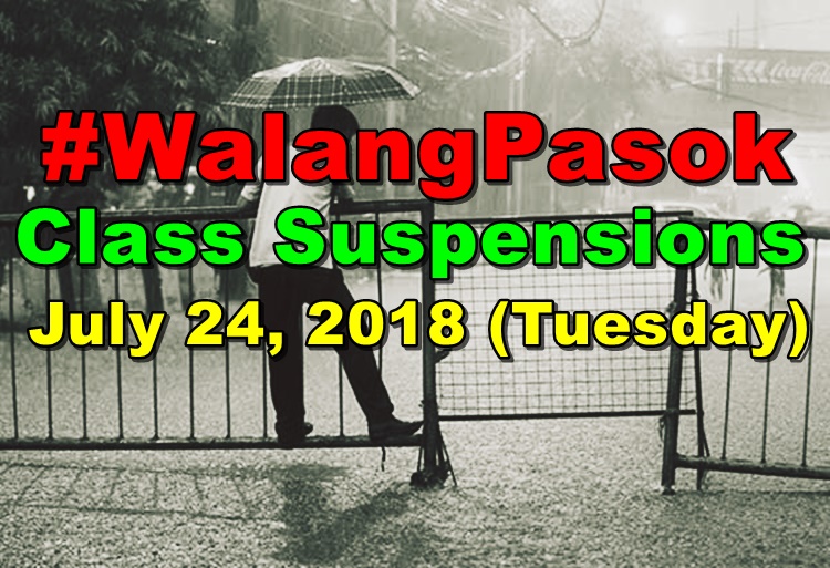 Walangpasok List Of Areas Covered By Class Suspensions On Tuesday