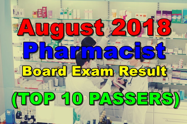 August 2018 Pharmacist Board Exam
