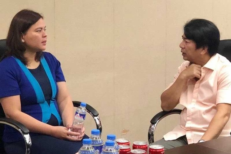 Willie Revillame and Sara Duterte