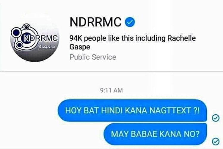 NDRRMC Officer