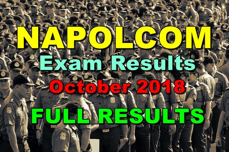 NAPOLCOM Exam Results