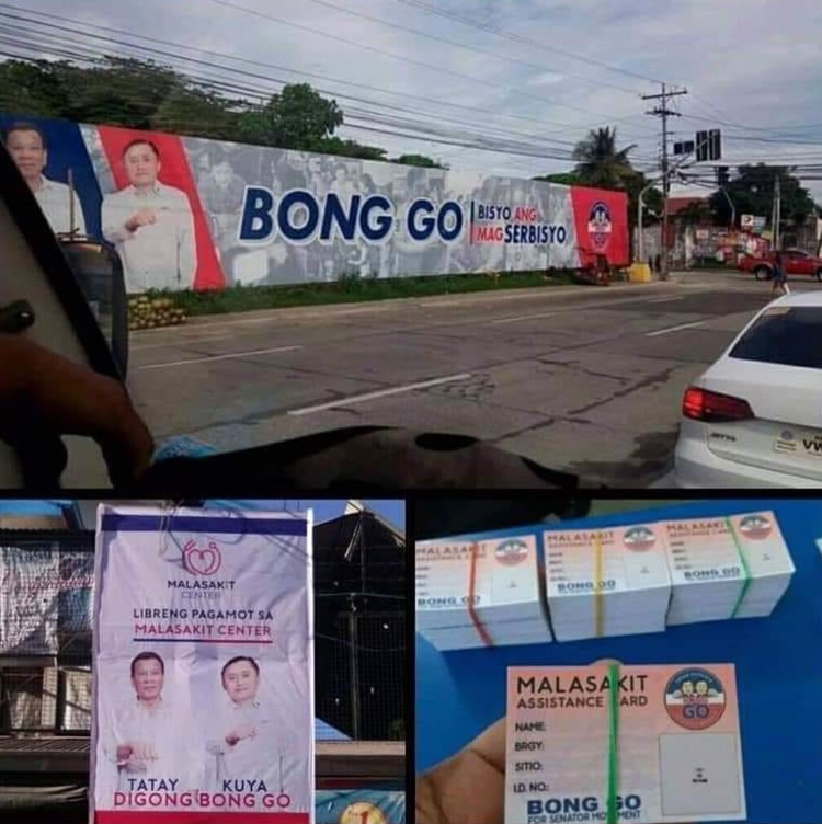 Bong Go Oversize Campaign Material Received Criticisms From Netizens 