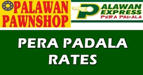 Palawan Pera Padala Rate Full List Of Palawan Money Remittance Rates