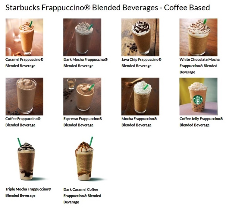 Starbucks Menu List Beverages & Foods You Can Avail In Shop