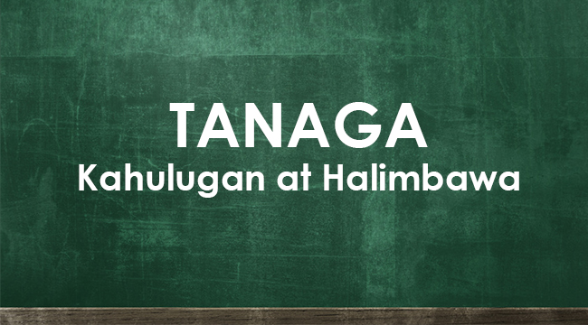 HALIMBAWA NG TANAGA - Mga Maikling Tulang Pinoy