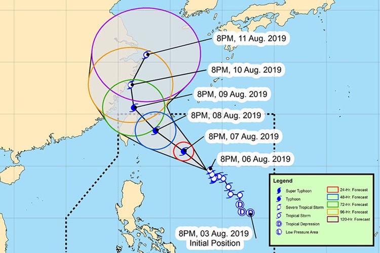 PAGASA Announces Tropical Storm Hanna Intensifies Into Typhoon