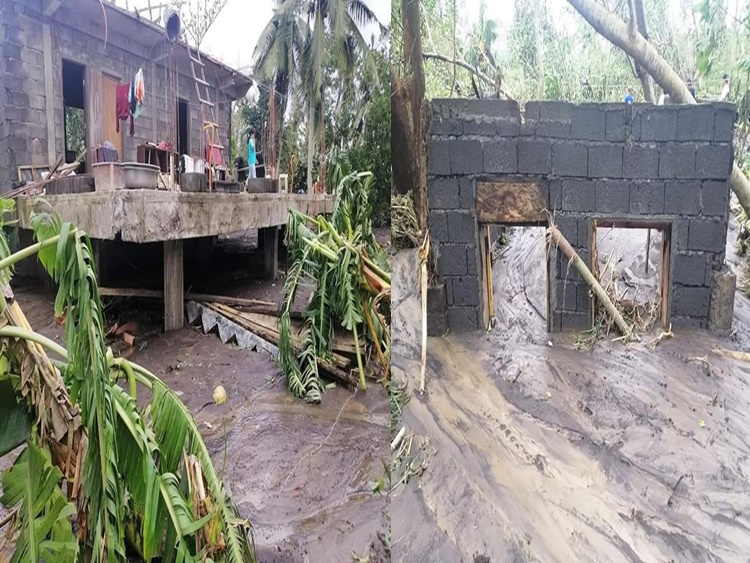 In Photos Typhoon Tisoy Aftermath In Guinobatan Albay