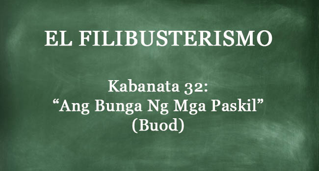 Maikling Buod Ng Bawat Kabanata Ng El Filibusterismo At Mga Tauhan