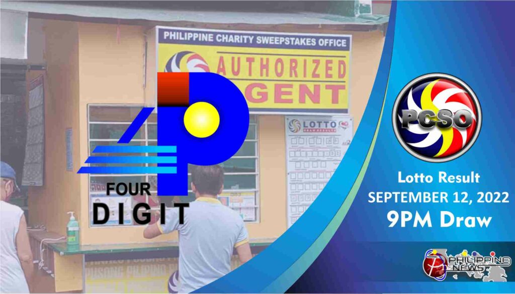 4D LOTTO RESULT Today, Monday, September 12, 2022 - Official PCSO Lotto ...