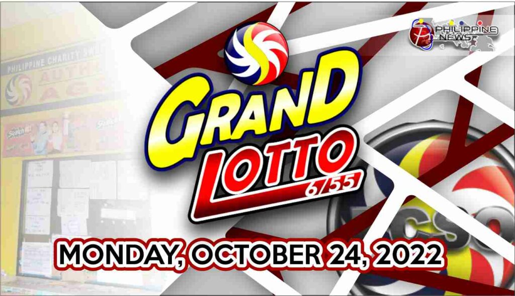 6 55 LOTTO RESULT Today Monday October 24 2022 Official PCSO Lotto