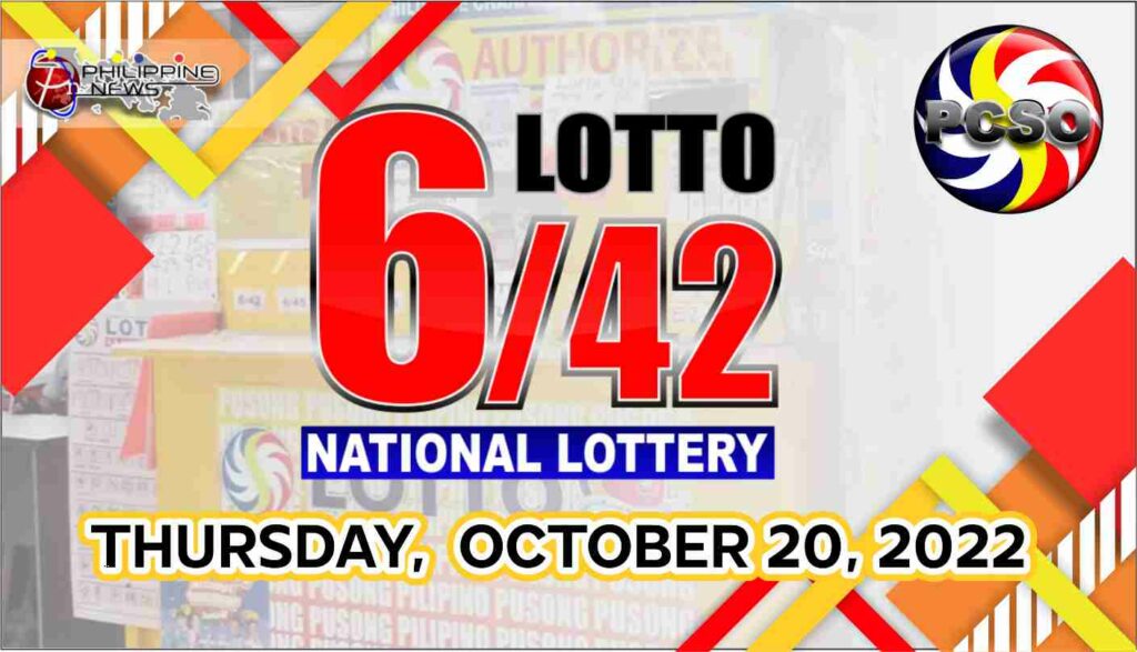 6/42 LOTTO RESULT Today, Thursday, October 20, 2022 - Official PCSO ...