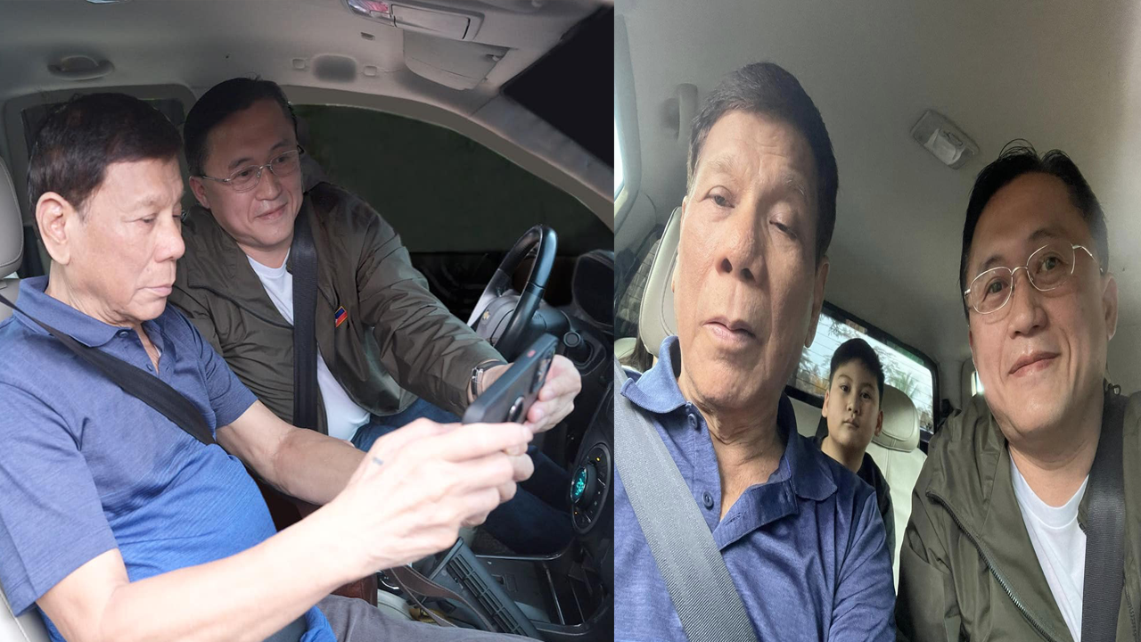 Citizen Rodrigo Duterte Made His First Selfie With Bong Go