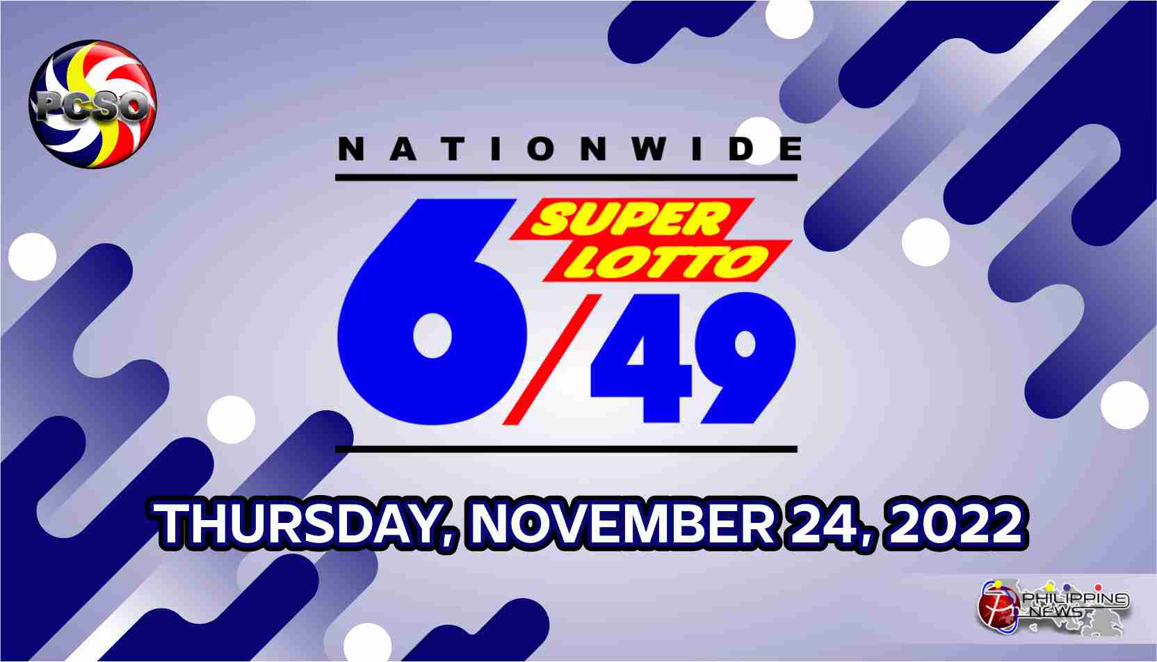 6 49 LOTTO RESULT Today Thursday November 24 2022 Official PCSO