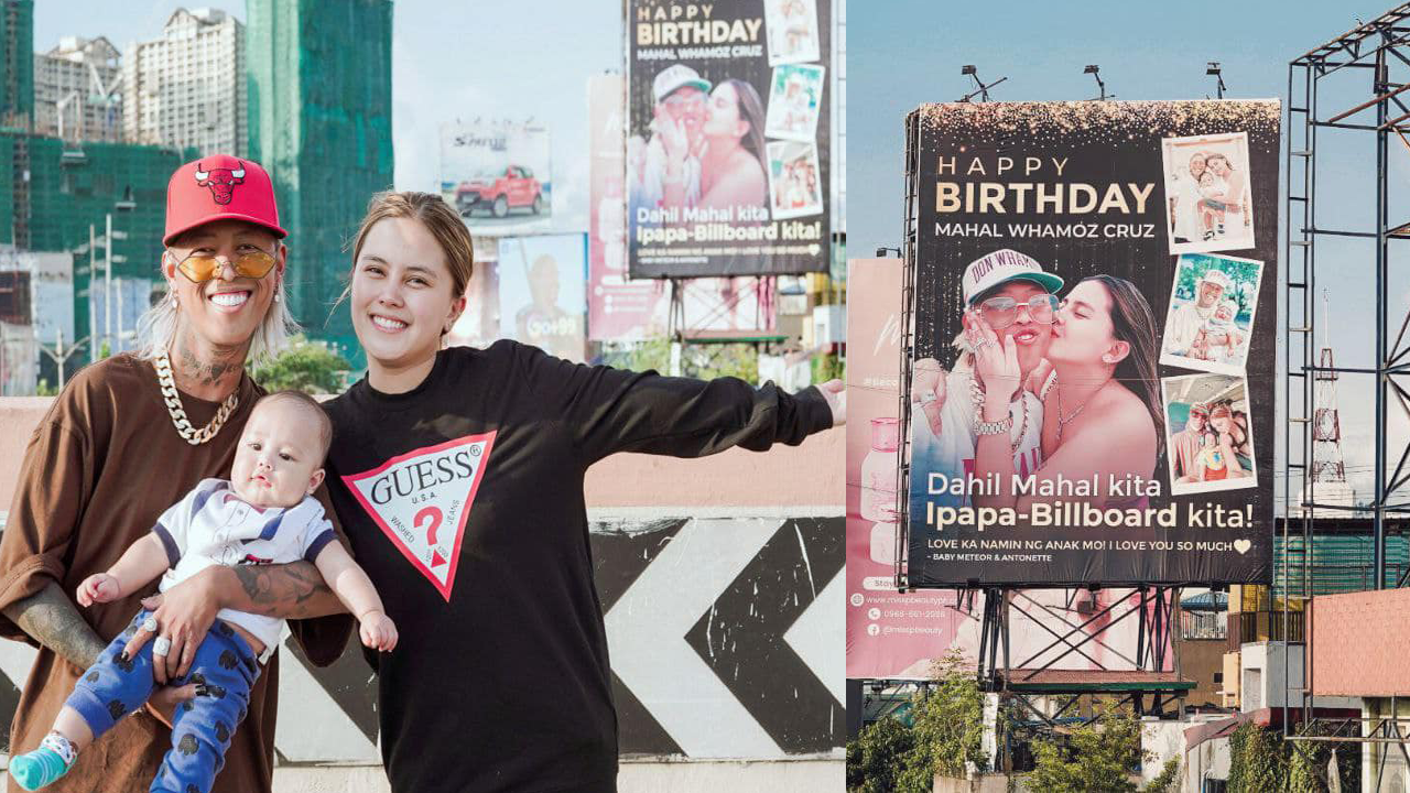 Antonette Gail Greets Whamos Cruz Happy Birthday In A Billboard