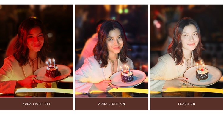 Aura Light with Smart Color Temperature Adjustment
