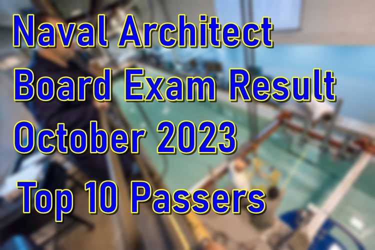Naval Architect Board Exam Result October 2023 Top 10 Passers PhilNews