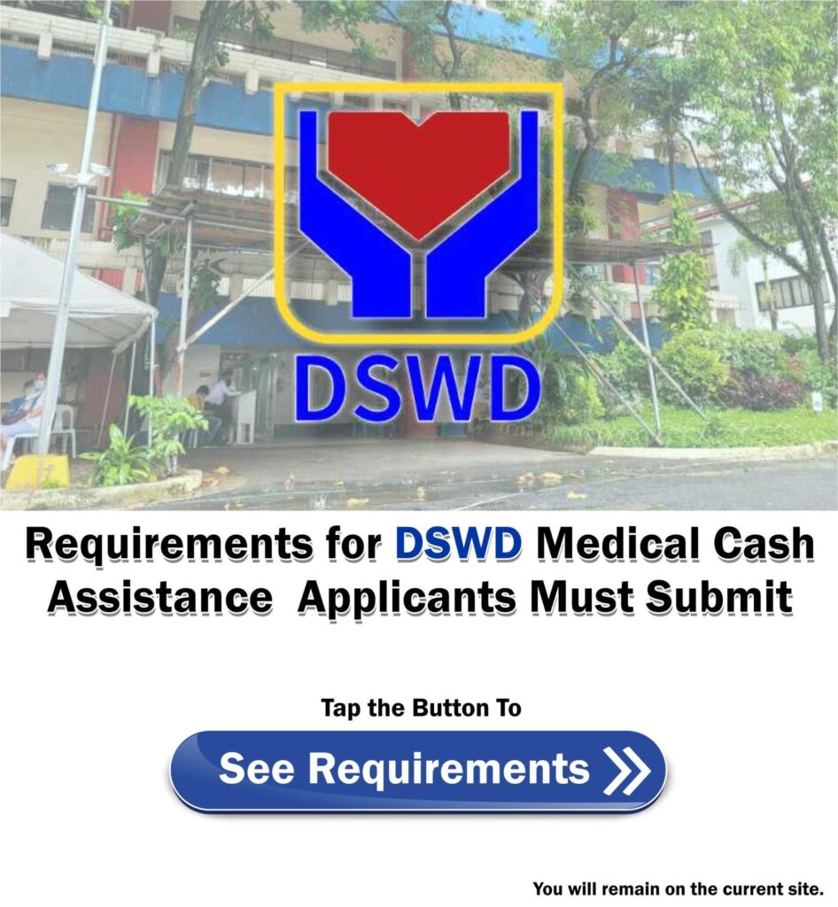 Who Are Qualified For The Dswd Medical Cash Assistance Offer Philnews