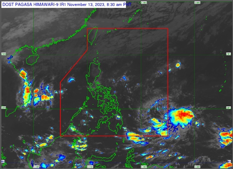 PAGASA Releases Latest Weather Update for Monday (November 13, 2023