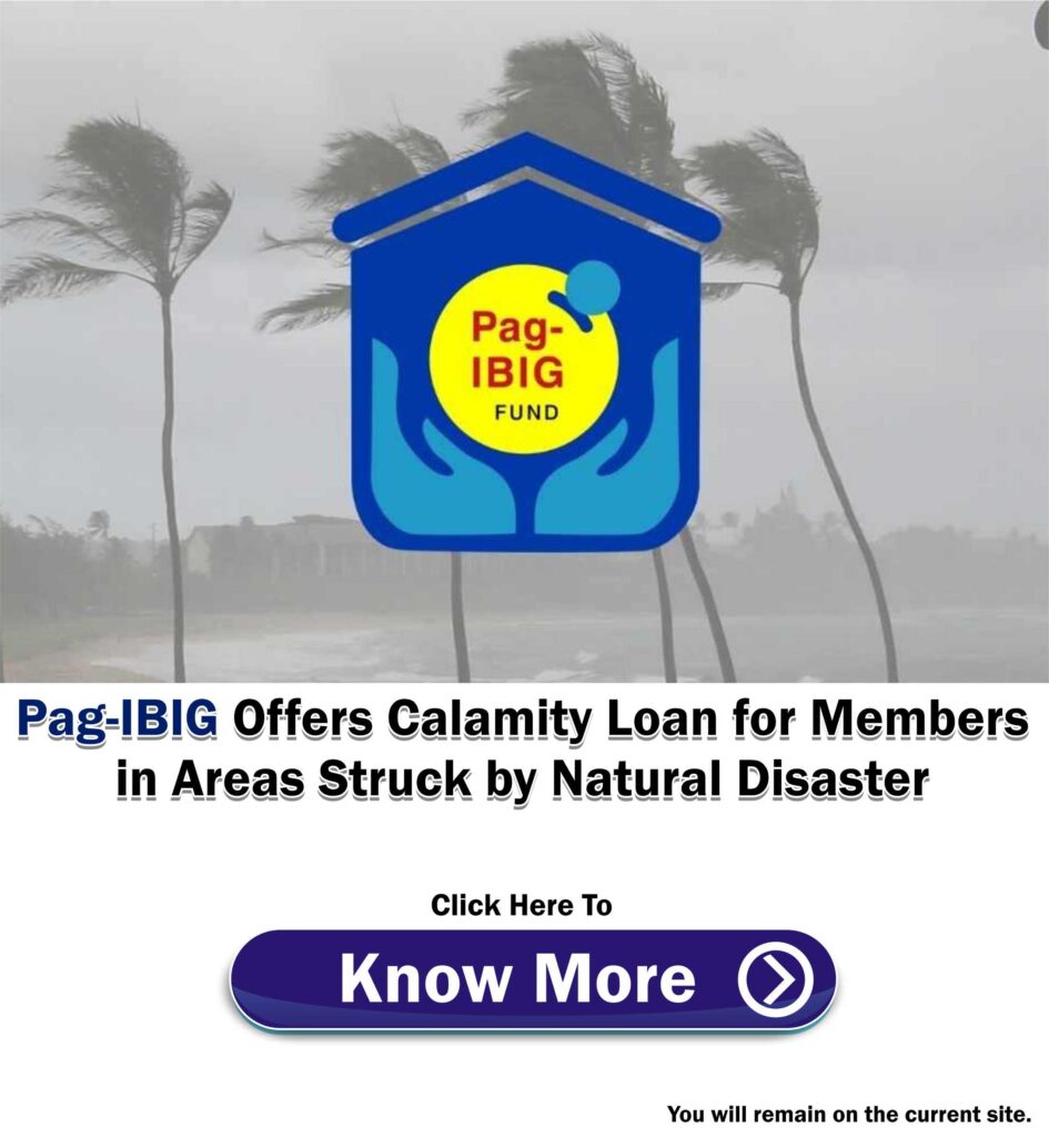 How To Apply For Pag-IBIG Calamity Loan | PhilNews