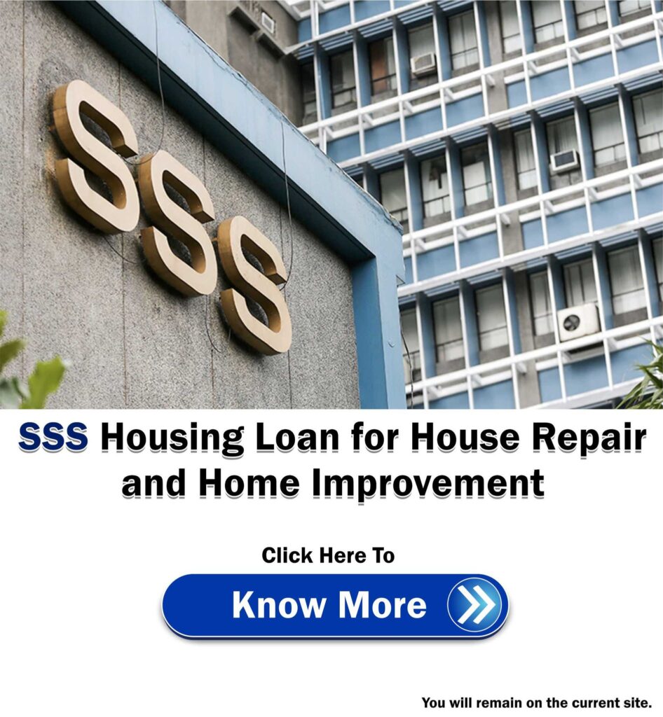 How To Apply For SSS Housing Loan Offer for Members PhilNews