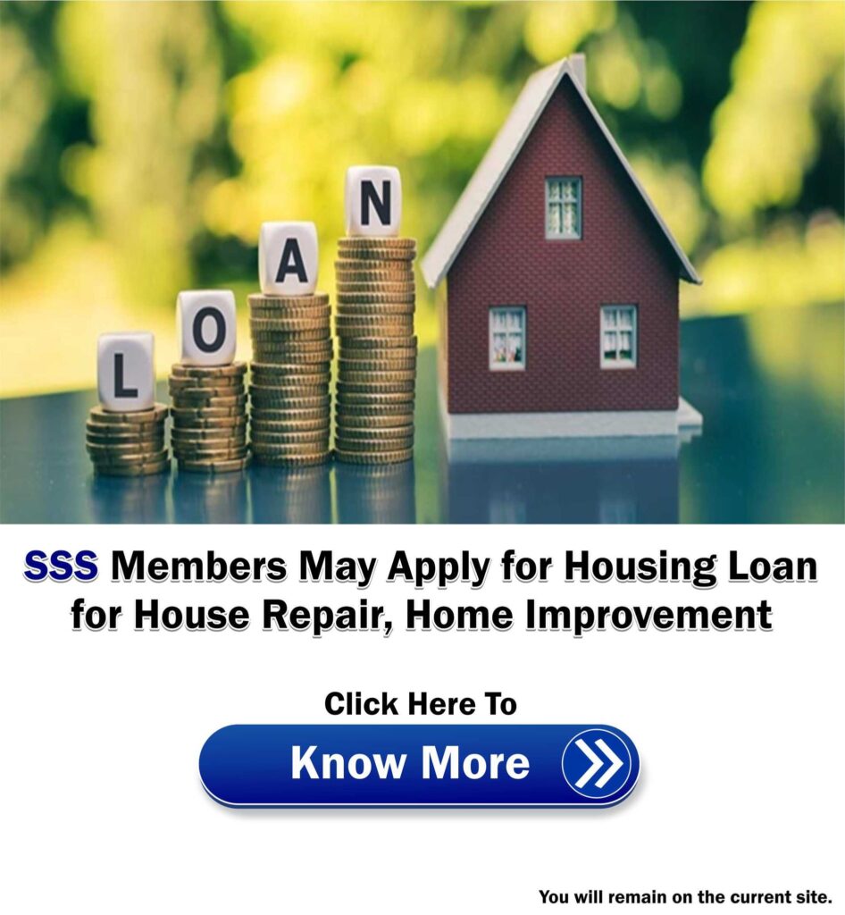 SSS Housing Loan Requirements for Application Process PhilNews