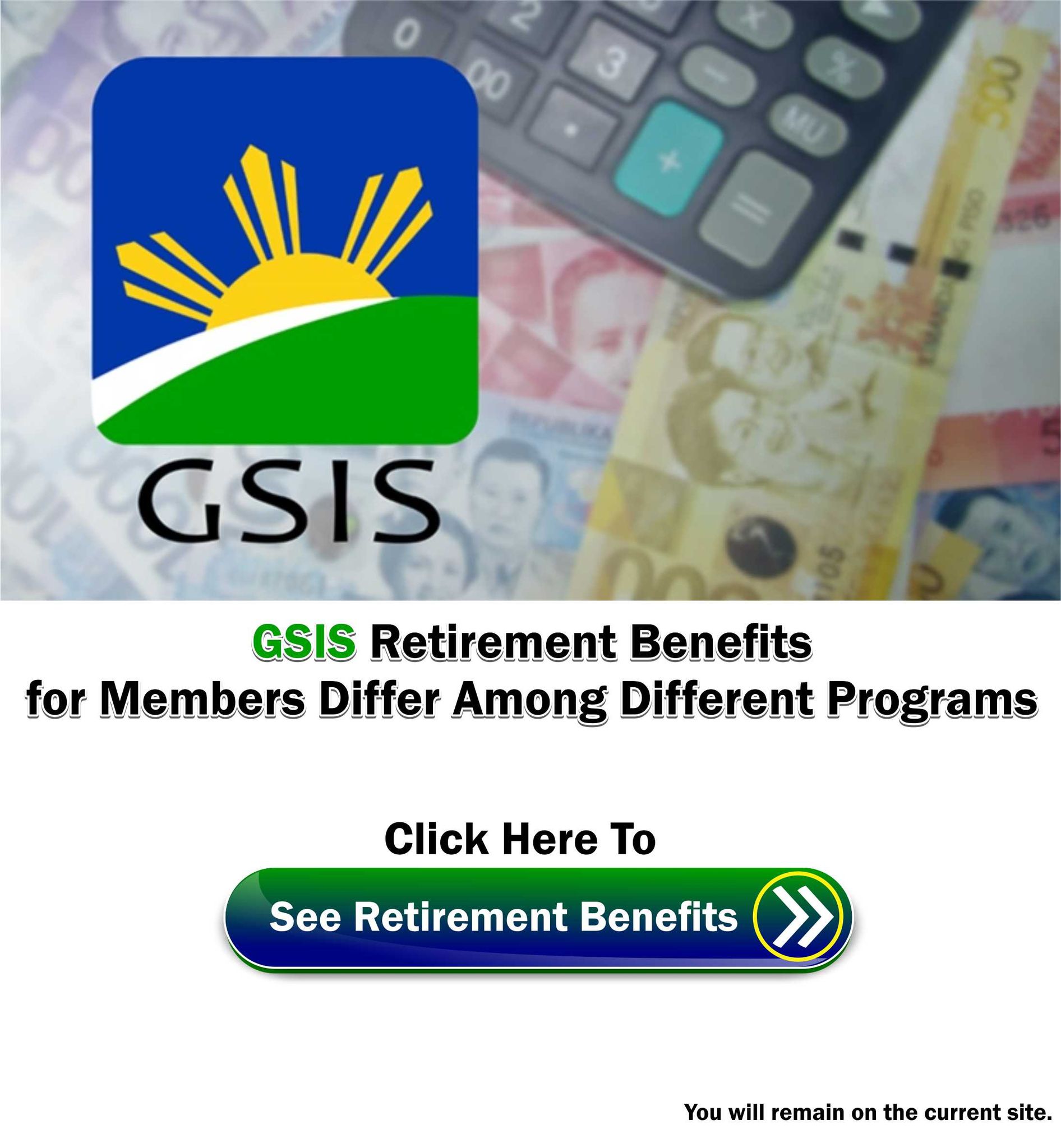 GSIS Retirement Benefit Ready To Help You Secure Your Future PhilNews