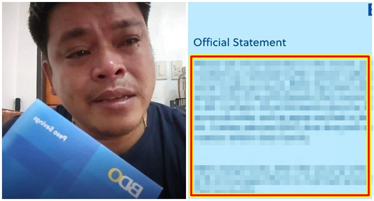 Bdo Releases Statement Regarding Recent Passbook Incident Philnews