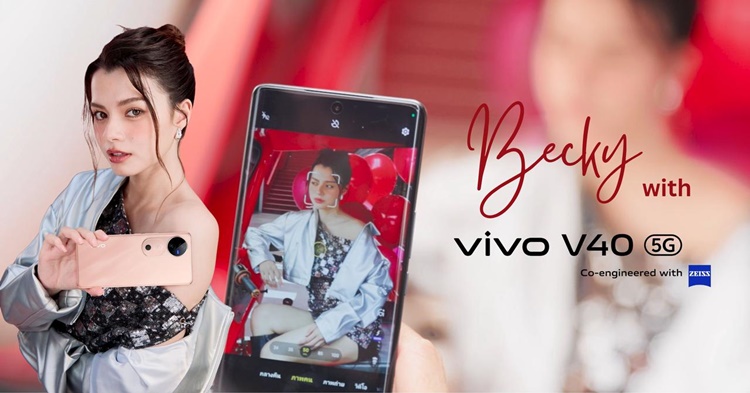 Thai superstar Becky stuns with vivo V40 5G