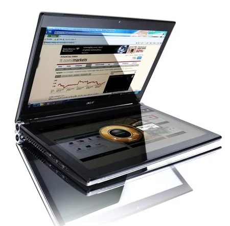 Acer Iconia Dual-Screen Notebook and Tablet: Two in One