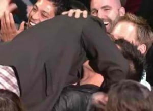 Pattinson kissed Lautner