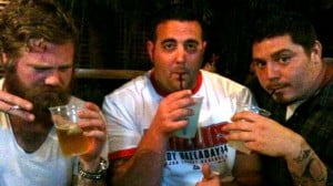 Ryan Dunn drinking before the car crash