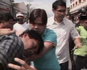 Mayor Sara Duterte Beating Sheriff Abe Andres