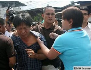 the punching lady mayor