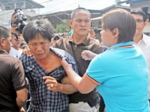 Davao City mayor Sarah Duterte and sheriff Abe Andres