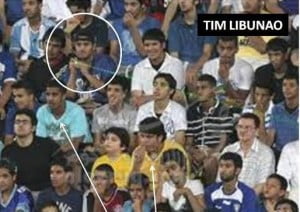 kuwait fans using laser