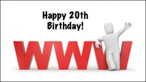 Say Happy 20th Birthday to World Wide Web Today