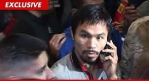 Manny Pacquiao received a call directly from L.A. Calif. Police Department