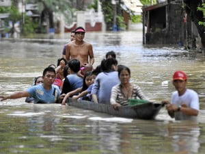 Residents flooded in Bulacan