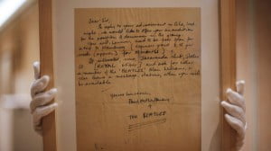 Letter of Paul McCartney